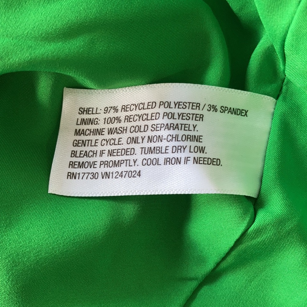 Bright Green Tailored Women's Blazer - Picture 5 of 5